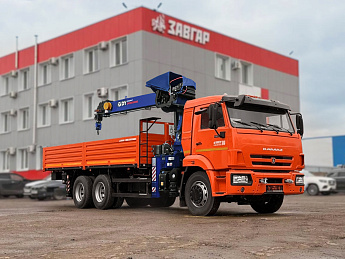 Бортовой КАМАЗ 65115 с КМУ DONGYANG SS2037 (сп/место)_0